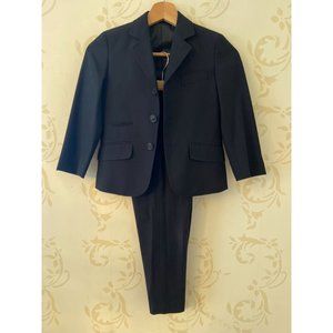 Boys Suit Azzurro Black 2pc Matching Suit  Size 6